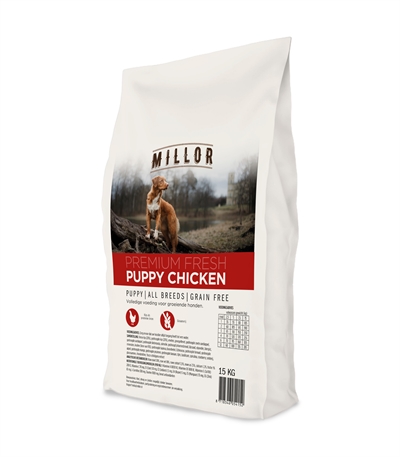 Millor Premium Extruded Fresh Puppy Chicken Grain Free 15 KG