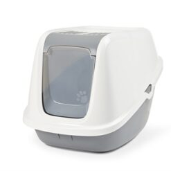 Savic Kattenbak Nestor Giant Wit / Lichtgrijs 75,5X56X55,5 CM