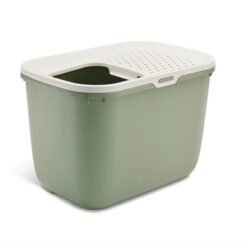 Savic Kattenbak Hop In Botanical Groen 58,5X39X39,5 CM