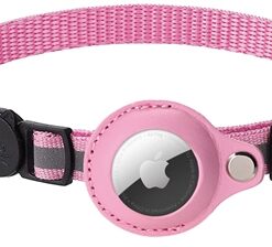 Croci Halsband Kat Met Tag Houder Roze 19-26X1,5 CM
