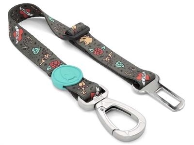 Morso Honden Autogordel Gerecycled Ink Tank Groen 40-65X1,5 CM Tot 4 KG