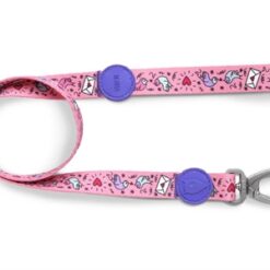 Morso Hondenriem Gerecycled Sweet Tweet Roze 120X1,5 CM Tot 6 KG