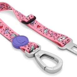 Morso Honden Autogordel Gerecycled Sweet Tweet Roze 40-65X2,5 CM Tot 80 KG