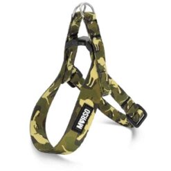 Morso Mini Hondentuig Verstelbaar Gerecycled Full Metal Dog Bruin 24-32X1,5 CM