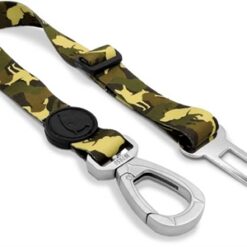 Morso Honden Autogordel Gerecycled Full Metal Dog Bruin 40-65X1,5 CM Tot 4 KG