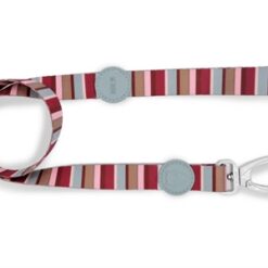 Morso Hondenriem Gerecycled Skyline Rood / Roze 120X1,5 CM 6-20 KG