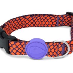 Morso Halsband Hond Gerecycled Urban Lizard Rood 30-42X1,5 CM