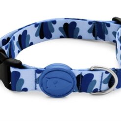 Morso Halsband Hond Gerecycled Splash Blauw 30-42X1,5 CM