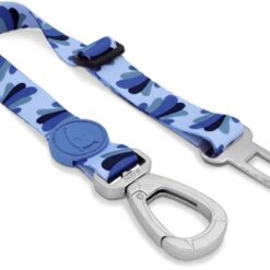 Morso Honden Autogordel Gerecycled Splash Blauw 40-65X1,5 CM Tot 4 KG