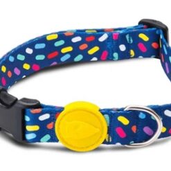 Morso Halsband Hond Gerecycled Color Invaders Paars 37-58X2,5 CM