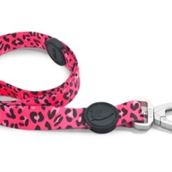Morso Hondenriem Gerecycled Bubble Leo Roze 120X1,5 CM Tot 6 KG