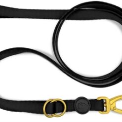 Morso Hondenriem Verstelbaar Gerecycled Gold Caviar Goud 75-230X1,5 CM 4-20 KG