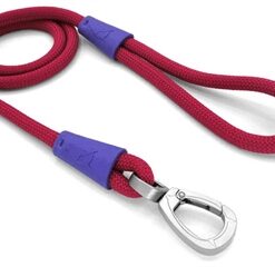 Morso Hondenriem Regular Rope Gerecycled Red Velvet Rood 120X1 CM
