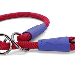 Morso Half Slip Halsband Hond Regular Rope Gerecycled Red Velvet Rood 55X1 CM