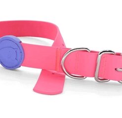 Morso Halsband Hond Waterproof Gerecycled Passion Pink Roze 33-41X1,5 CM