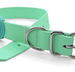 Morso Halsband Hond Waterproof Gerecycled Carribean Green Groen 38-46X1,5 CM