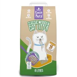 Easypets Biodegradable Classic Houtkorrels Kattenbakvulling 10 LTR