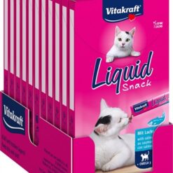 Vitakraft Cat Liquid Snack Zalm & Omega 11X6 St