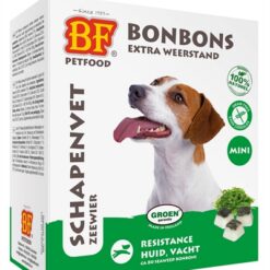 Bf Petfood Schapenvet Mini Bonbons Zeewier 80 St