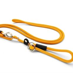 Morso Hondenriem Retrieverlijn Hands Free Regular Rope Gerecycled Goud 260X1 CM