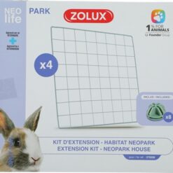 Zolux Neolife Neopark Konijn Uitbereidingsset Gaaspanelen 35X35 CM 4 St