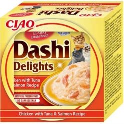 Inaba Dashi Delights Chicken With Tuna & Salmon Recipe 70 GR