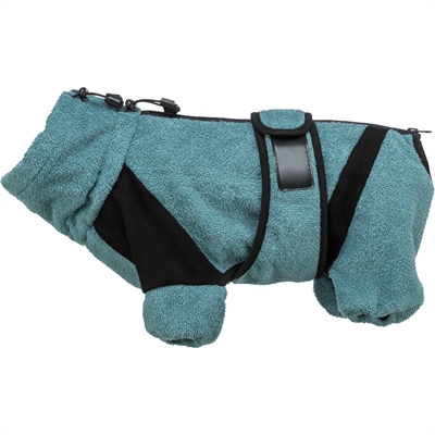 Trixie Badjas / Huisoverall Badstof Petrol 46 CM