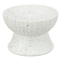 Trixie Voerbak / Drinkbak Kat Verhoogd Keramiek Wit 200 ML 13 CM