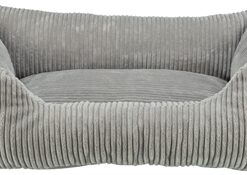 Trixie Hondenmand Vital Jonna Ribfluweel Grijs 100X70 CM