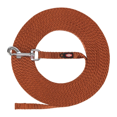 Trixie Hondenriem Sleeplijn Extra Licht Roest Bruin XS/S 5 Mtr X 1 CM