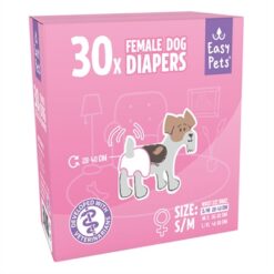 Easypets Hondenluiers Teef S/M 30 St