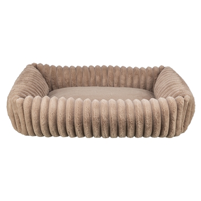 Trixie Hondenmand Lonni Ribfluweel Hoekig Lichtbruin 100X70 CM