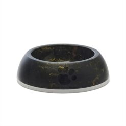 Savic Voerbak Delice 2 Marble Zwart / Goud 20,5X20,5X6,5 CM 600 ML