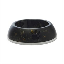 Savic Voerbak Delice 3 Marble Zwart / Goud 26X26X8 CM 1,2 LTR