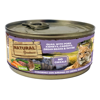 Natural Greatness Quail / Pork Kidney / Carrot / Green Beans / Thyme 170 GR