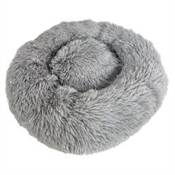 Sazzz Hondenmand Fluffy Lichtgrijs 52X52X13 CM