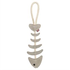 Trixie Visgraat Leer Met Touw 43 CM