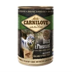 Carnilove Dog Blik Eend / Fazant 6X400 GR