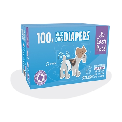 Easypets Hondenluiers Reu XS/S 100 St