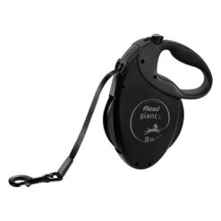 Flexi Rollijn Giant Tape Black Edition Zwart 8 Mtr Tot 50 KG