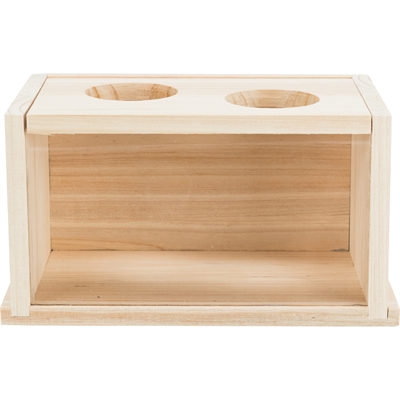 Trixie Zandbad Hamster / Gerbil Onbehandeld Hout 28X15X15 CM