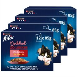 Felix Dubbel Zo Lekker Mix Selectie In Gelei 4X12X85 GR