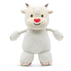 Croci Little Ram Pluche Met Touw Wit 33 CM