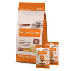 Natures Variety Original Adult Mini Chicken Met 2 Freeze Dried Toppers 1,5 KG + 2X120 GR