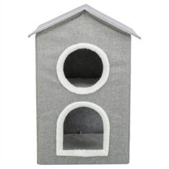 Trixie Kattenmand / Kattenhuis Nora Soft 2 Verdriepingen Lichtgrijs 47X47X67 CM