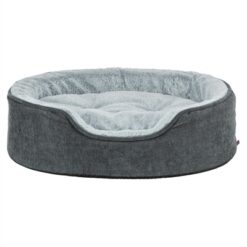 Trixie Vital Hondenmand Lino Soft Ovaal Grijs / Lichtgrijs 60X45 CM