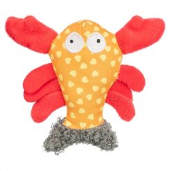 Trixie Kreeft Stof / Pluche Met Kattenkruid / Catnip Oranje 9 CM