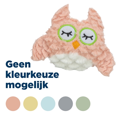 Trixie Uil Pluche Met Kattenkruid / Catnip Assorti 11 CM
