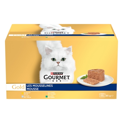Gourmet Gold Mousse Multipack 48X85 GR