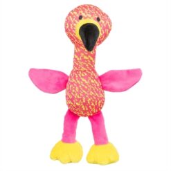 Trixie Flamingo Stof Roze / Geel 32X12X11 CM